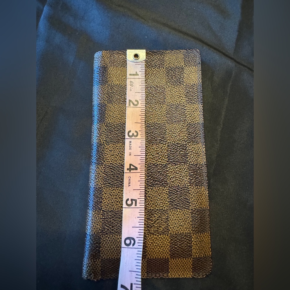 Louis Vuitton Damier Ebene Long Bifold Organizer Checkbook Wallet - Unisex - Picture 7 of 13